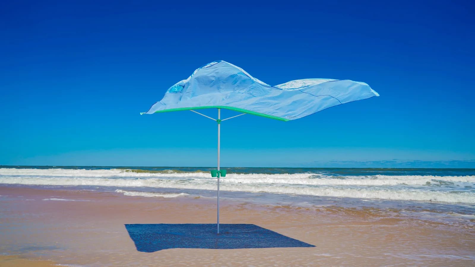 Relaxing under a ShoreShade Sail
